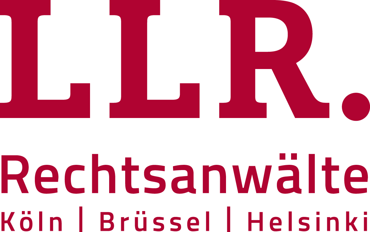 Logo der Kanzlei LLR Rechtsanwälte mit Sitz in Köln, Brüssel, Helsinki